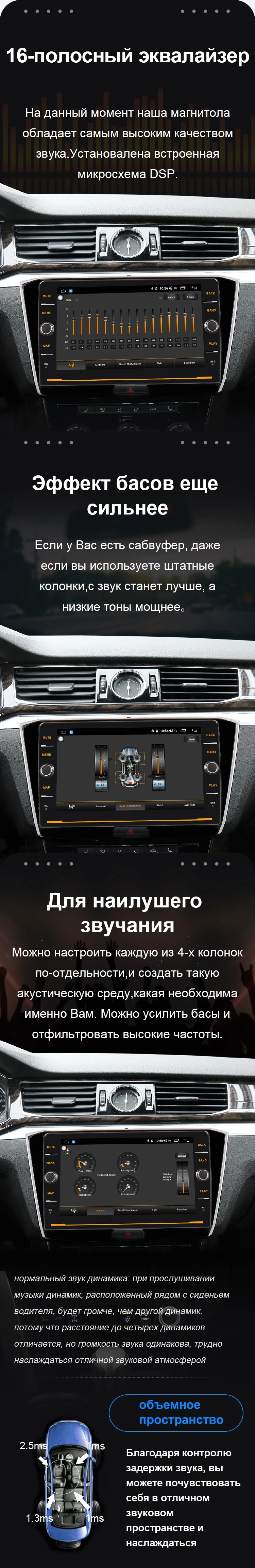 Автомобильный Радио dvd-плеер для VW Passat b8 Magotan- 2Din Android 8,1 мультимедиа авторадио gps навигация магнитофон DSP