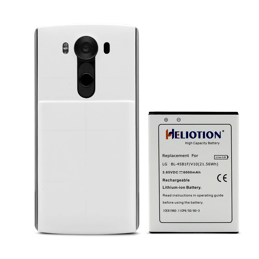 Аккумулятор V10 для LG VS990 H901H961 Bl 45B1F 6000 мАч расширенный аккумулятор с черным