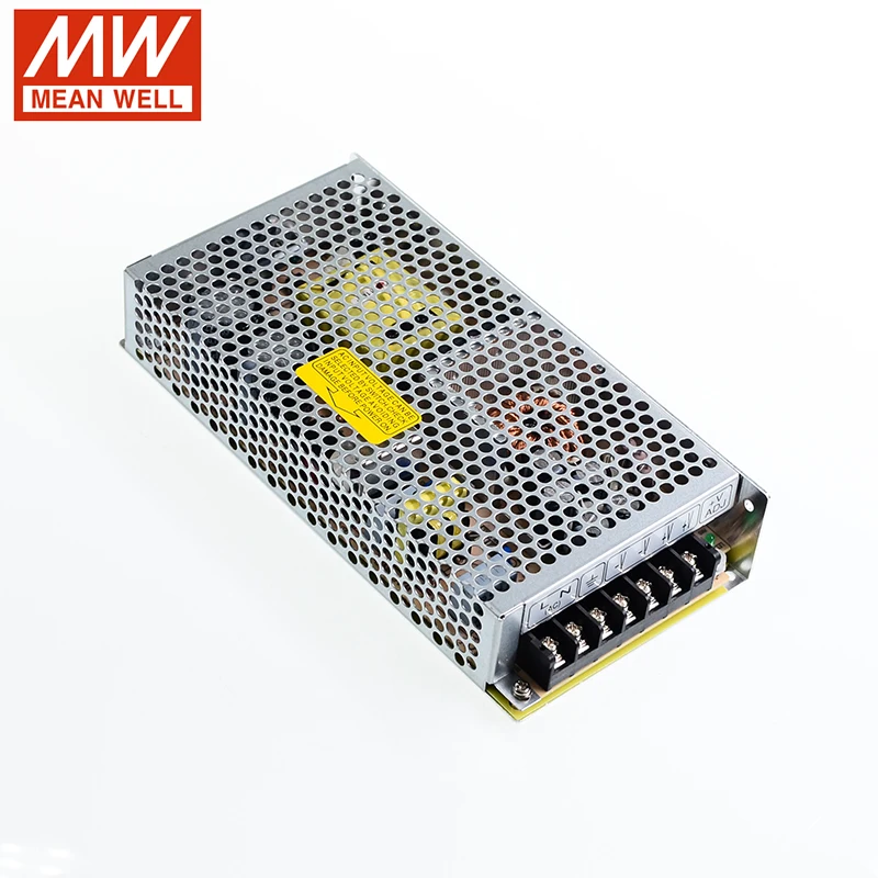 MEAN WELL RS-150-12 150W 12V импульсный источник питания 110 V/220 V AC до 12V DC 12.5A блок питания 5G Viberation трансформатор
