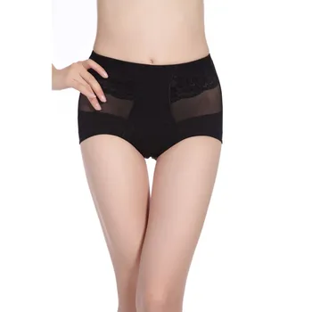 

Women Mid-Waist Intimates Shapers Abdomen Shaping Pants Body Shaper Breathable Lace Hip-Lifting Sliming Comfortable Underpants