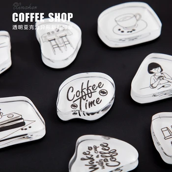 

madifier Vintage Coffee life stamp DIY acrylic rubber stamps for stationery scrapbooking transparent stamps