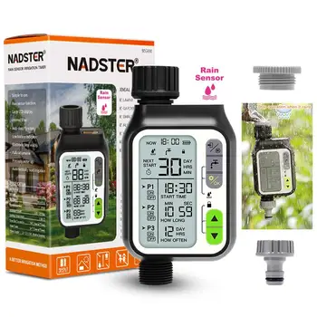 

With rain sensor watering device, water controller, home garden automatic irrigation device, waterproof timer watering system