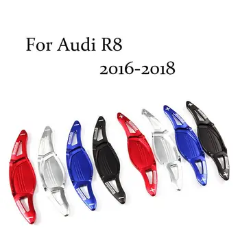 

2pcs Blade-Aluminum-Steering-Wheel-Shift-Paddle-Shifter-Extension-For-Audi-R8-2016-18