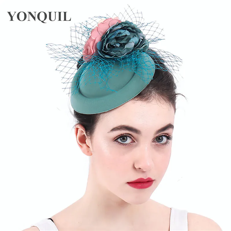 Flower Wedding Fascinator Women 