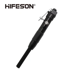 HIFESON – détartreur à Air pneumatique de haute qualité, pistolet d'élimination de la rouille, pistolet à Air droit, 3mm, 12 aiguilles, outils de polissage 