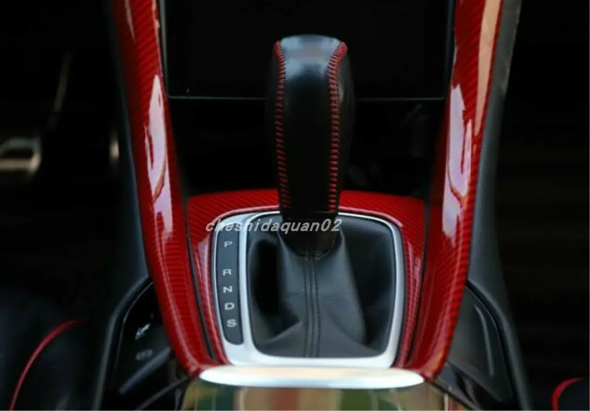 For Ford Fusion Mondeo 2013 High quality Red Carbon fiber Car Interior kit Cover Trim