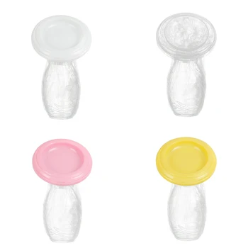 

Silicone Breast Pump Manual Breast Pump Companion Automatic Breast Milk Milking Milk Spill Collector Puerperal Nursing Pump