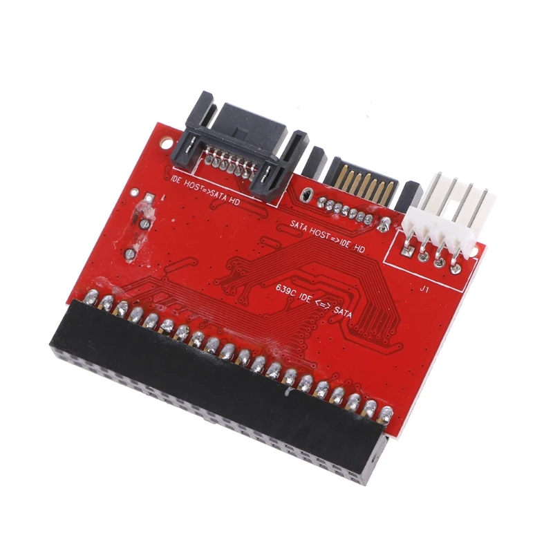 2 в 1 IDE на SATA/SATA адаптер конвертера 40pin + кабель для ATA HDD DVD B2QF| |