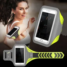 Фабричная поставка эластичная лайкровая спортивная сумка для бега для рук для бега фитнес водонепроницаемый наручный мешок наручная Сумка для бега настраиваемая