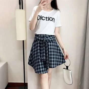 

Student Leisure Suit Summer Women's Suit Female Two-piece Ageing Playful Suit 1set Plus Size New Vcqy