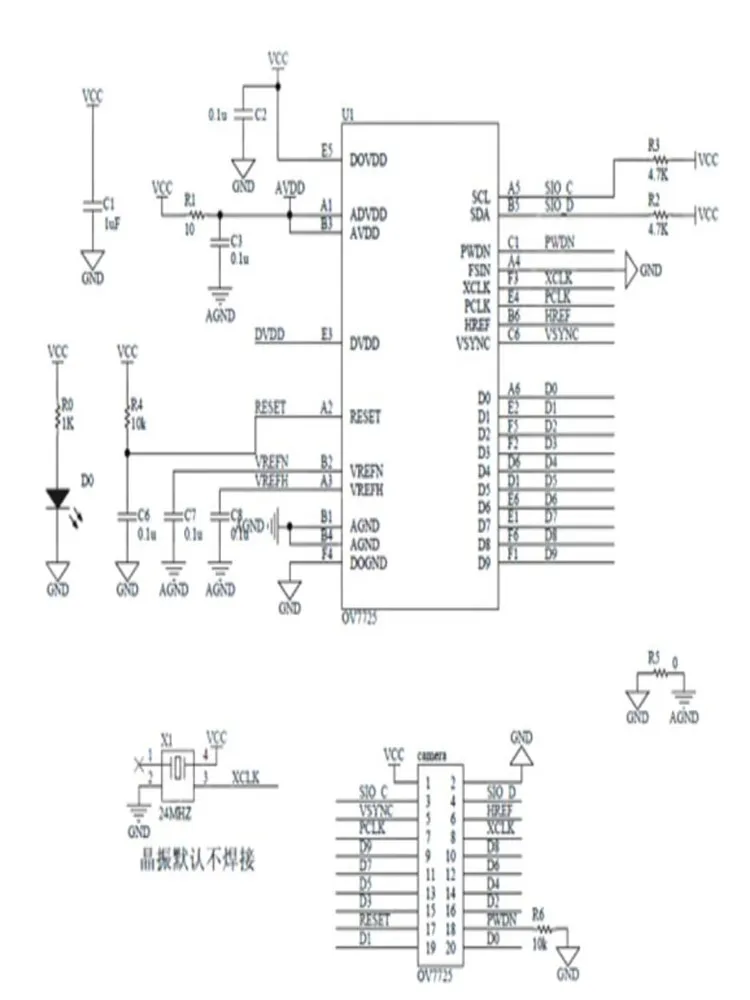 Taidacent Stm32f103 igc SCCB интерфейс RawRCGB RGB YUV YCbGr 640X480 60 кадров скорость 3MP широкоугольный Ov7725 Модуль камеры Stm32