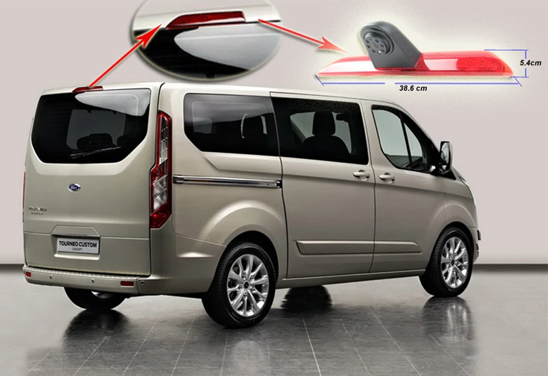 GreenYi Автомобильная камера заднего вида CCD для Ford Transit тормозной светильник светодиодный ИК Парковка Обратный резервная камера, Plug and Play