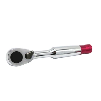 

Ratchet Wrench Straight Shank Vehicle Tooth Gear Manual DIY 1/4" Mini Torque Repair Tool Repairing Bicycle Long Handle Standard