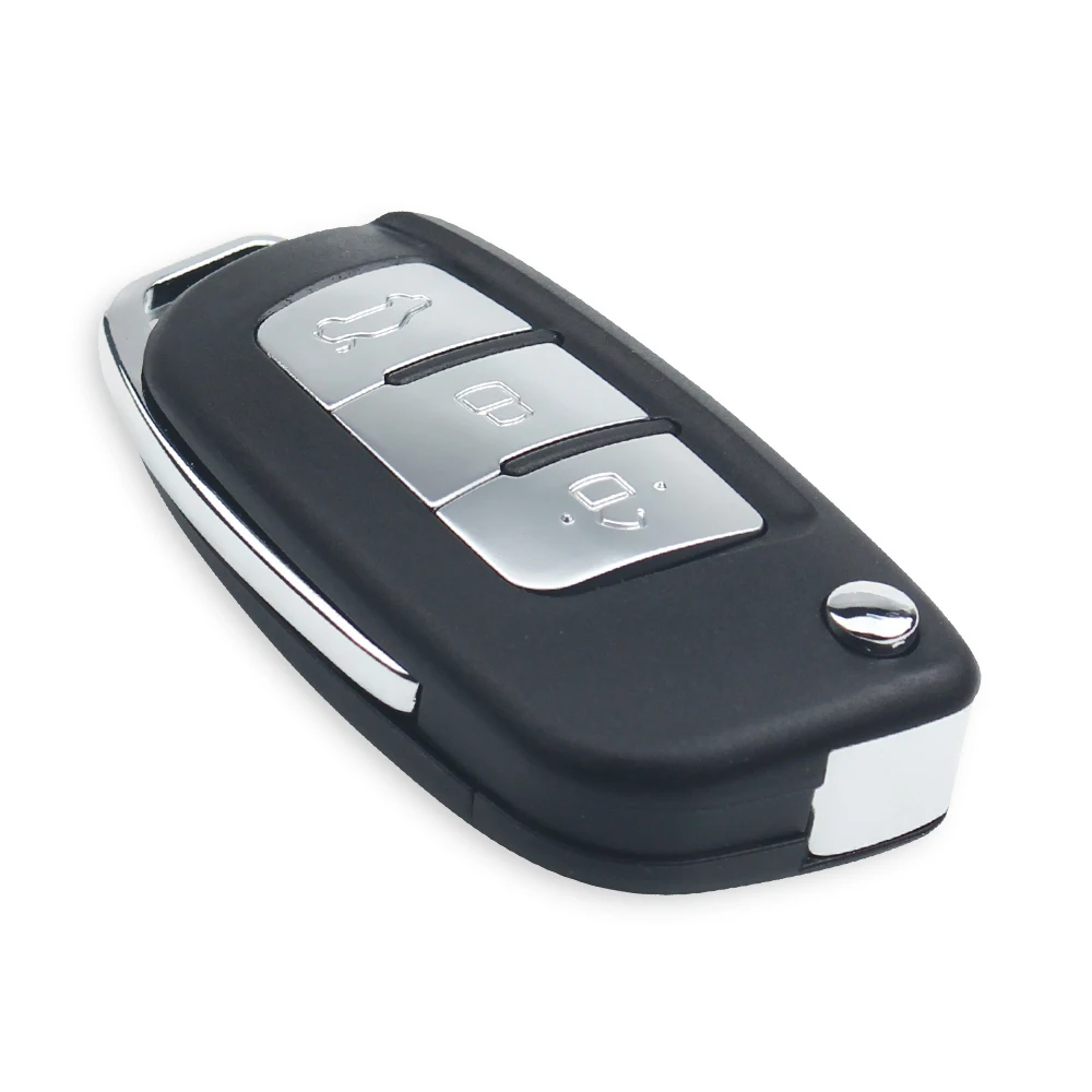 KEYYOU Midified 3 кнопки откидной Складной Дистанционный автомобильный брелок для FORD Focus Monde HU101 Blade