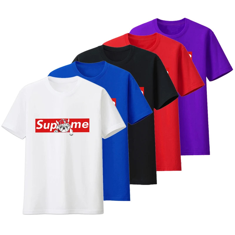 

Super Me T-Shirts For Men Black Off White Short-Sleeve Round Neck Funny Print Tee Top Hip Hop Young Boy New Streetware Fitness