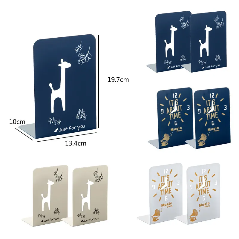 2 шт./пара металлические железные книгодержатели Поддержка держатель настольный