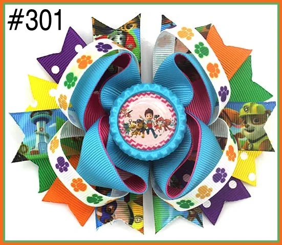 E group 25 шт 4," Вдохновленный Бутик слоистых волос лук символ волосы луки мультфильм девушка заколки для волос-B