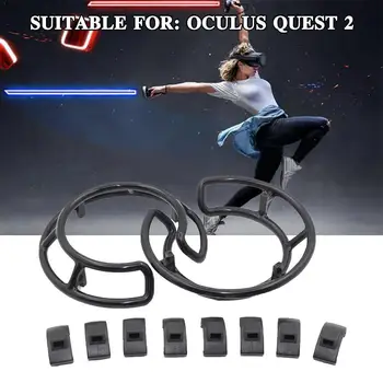 

Anti-collision Frame Set For Oculus Quest Grip VR 2 Ring Bumper Headset Protective Cover Accessories Handle O8B8