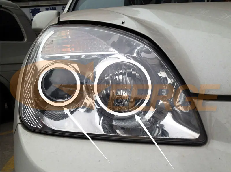 Для KIA Carens 2006 2007 2008 2009 2010 2011 2012 отличный ультра яркий CCFL ангельские глазки набор