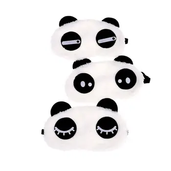 

Lovely White Panda Eye Mask Eyeshade Shading Sleep Cotton Goggles Eye Mask Sleep Mask Eye Cover Health Care