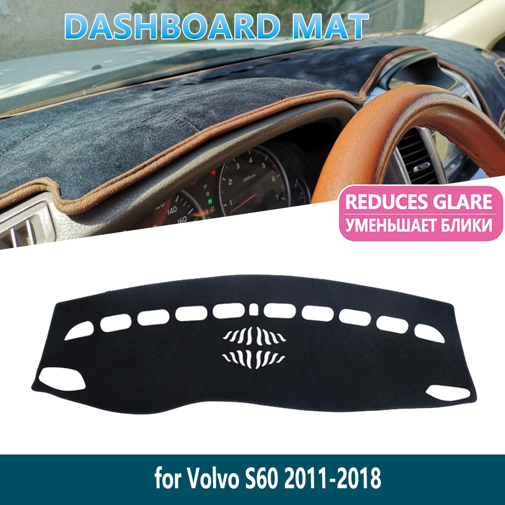Для VOLVO S60 2011 2012 2013 014 15 2016 2017 2018 Противоскользящий коврик для приборной панели