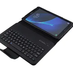 Для samsung T580 чехол личи зерна pu кожаный чехол с покрытие клавиатуры Bluetooth для samsung Galaxy Tab A 10,1 2016 T585 coque