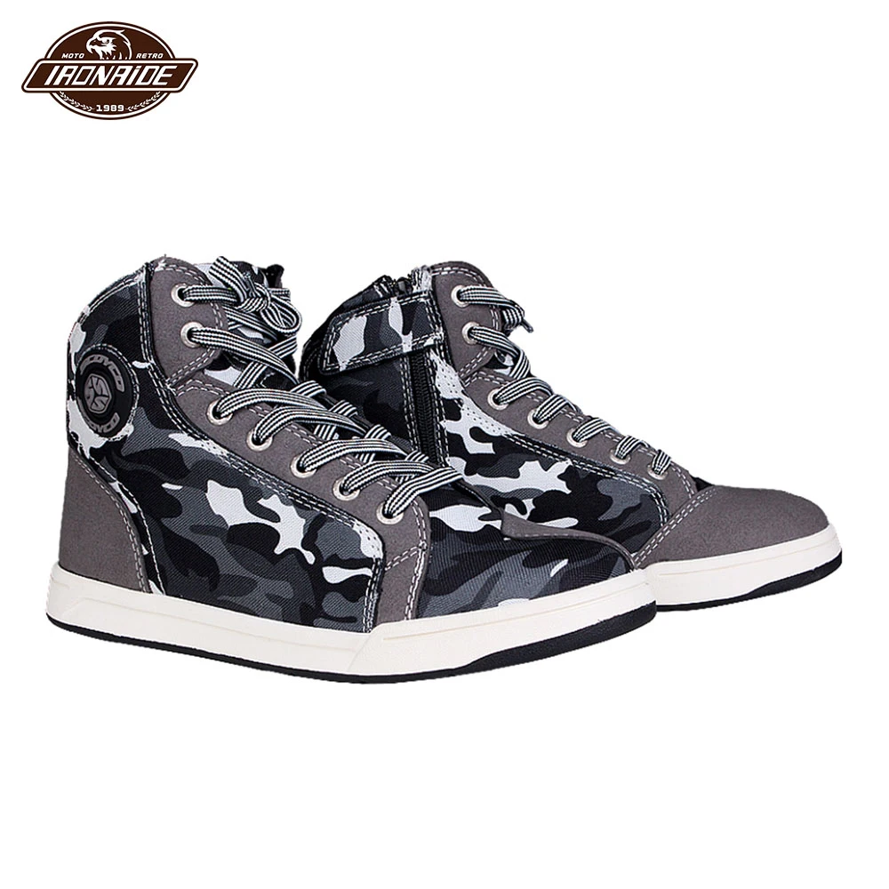 SCOYCO Motorcycle Boots Men Motocross Boots Motorcycle Shoes Botas Moto Breathable Racing Riding Botas Para Moto 2 Colour