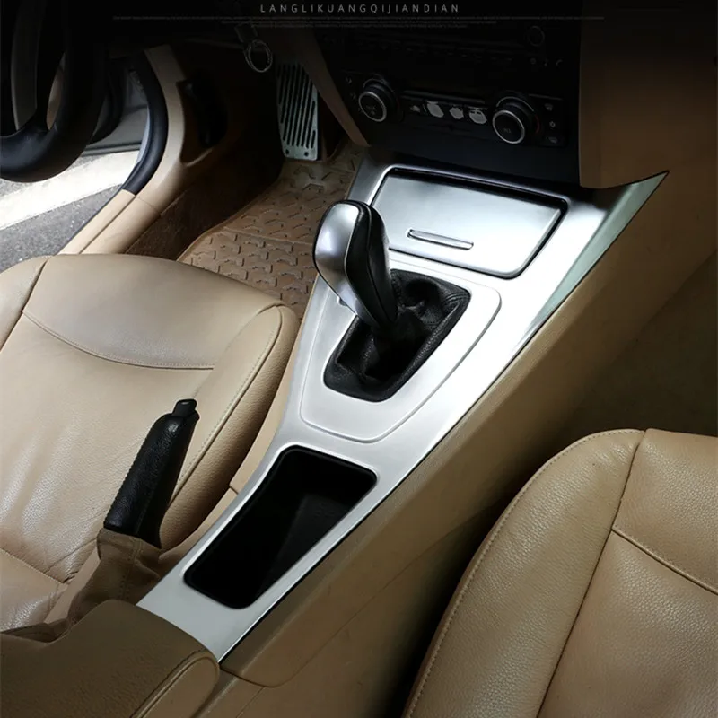 Углеродное волокно цвет подлокотник переключения передач рамка отделка консоль CD панель наклейка для BMW 3 серии E90 внутренние вентиляционные отверстия наклейки