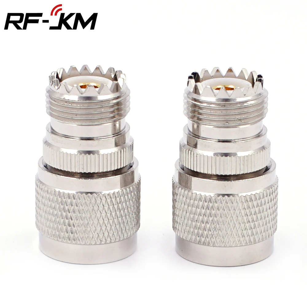 N Type Male to UHF SO239 PL-259 Female  RF Coaxial Adapter Connector