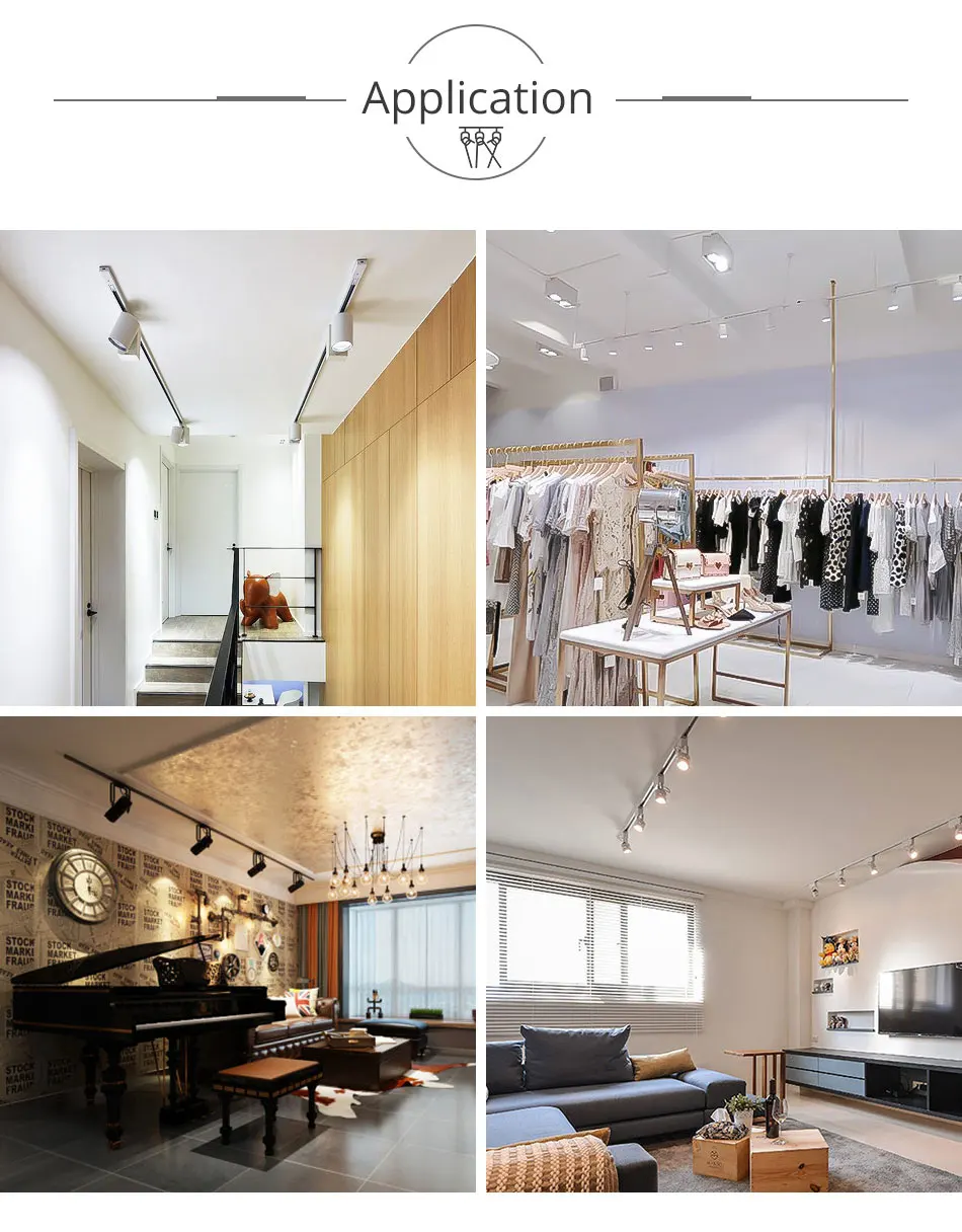 Modern Dimmable Led Track Lights 30W40W Rail Spotlight Clothing Shop Showrooms Windows Ceiling Zoomable Track Lighting Fixture (16)