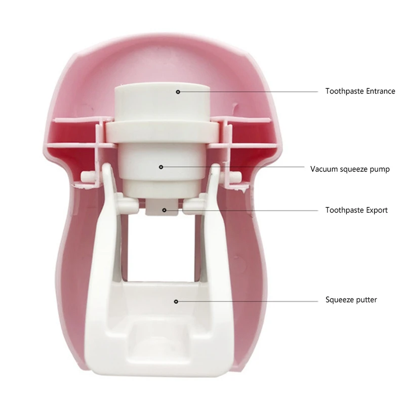 Toothbrush Sterilizer Toothbrush Holder Automatic Toothpaste Squeezers Dispenser Home Bathroom Set