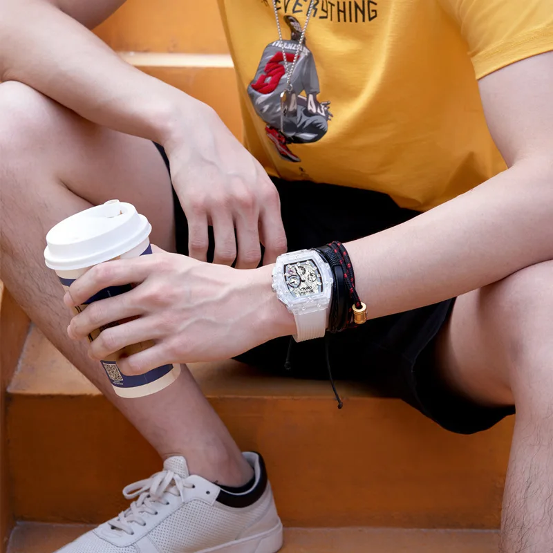ONOLA Brand Transparent Plastic Watch Men Women clock 2020 Fashion Sports casual unique Quartz Luxury square Mens Watch ONOLA Brand Transparent Plastic Watch Men Women clock 2020 Fashion Sports casual unique Quartz Luxury square Mens Watch