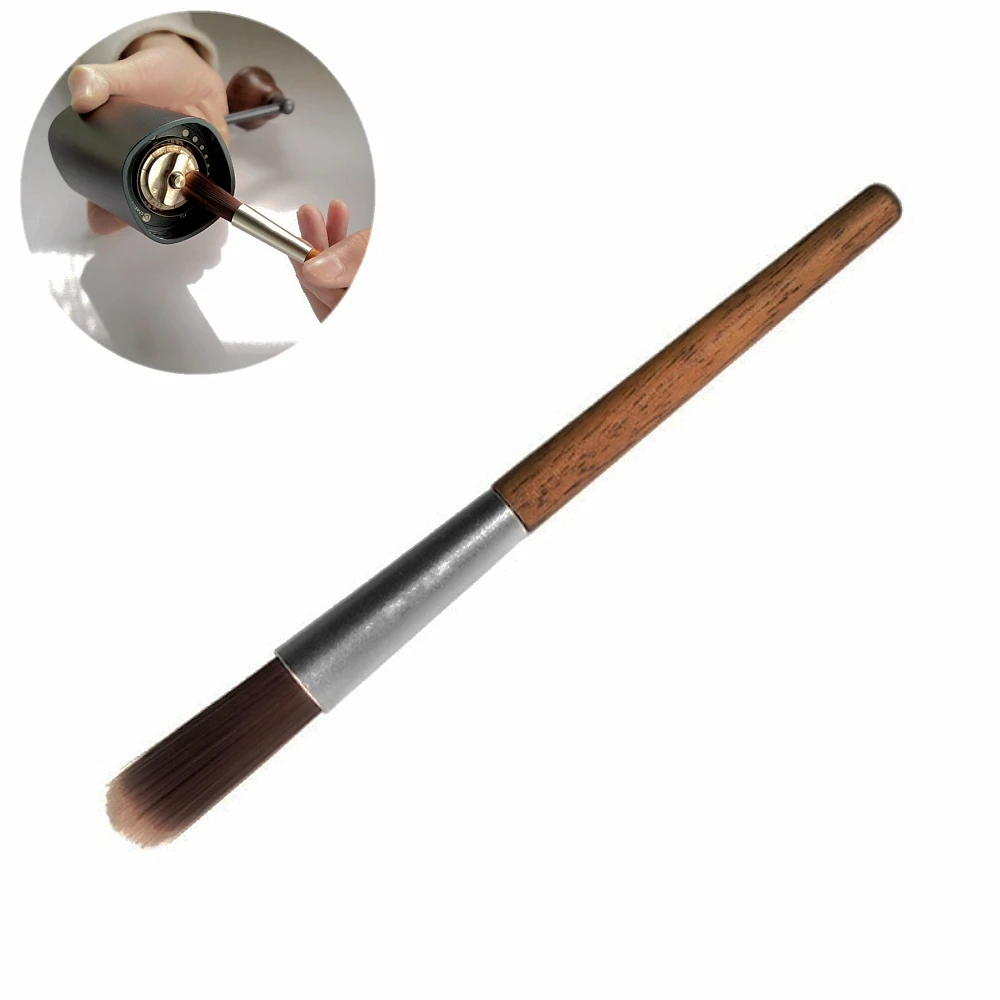 

Ручная кофемолка, щетка для чистки порошка, инструмент для очистки кофемашины, щетка от пыли