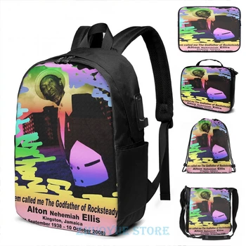 

The Godfather of Rocksteady (Special Edition) USB Charge Backpack men School bags Women bag Travel laptop bag