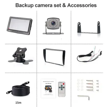 

7" Car Monitor 1080P Car Rear View Camera Parking Rearview System for Backup Camera Waterproof Night Vision Backup Camera