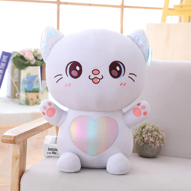 Горячая мультфильм милая кукла кошка плюшевая игрушка кот ребенок аппетитная игрушки декорация для дома подарок на день рождения детские игрушки плюшевые куклы для девочек