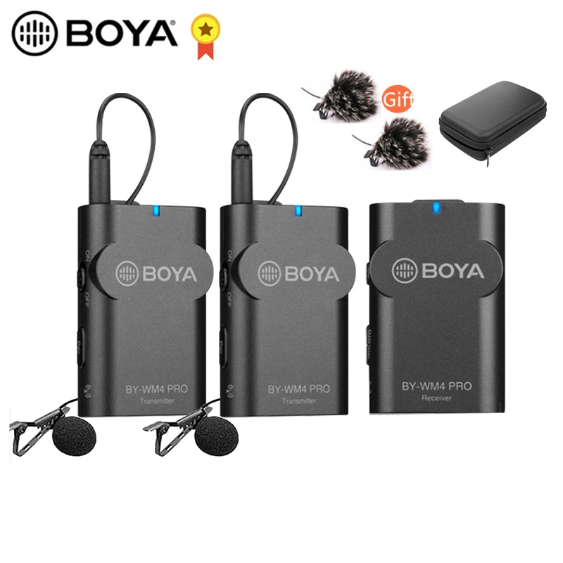 BOYA BY-WM4 Pro Wireless Microphone Lavalier
