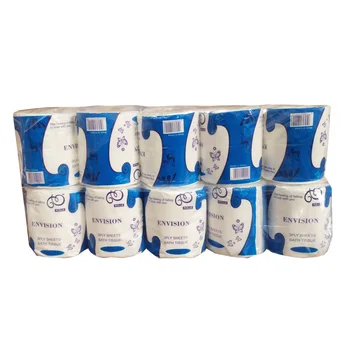 

10 rolls/pack Roll Toilet Paper Virgin Wood Pulp Household Rest Room Tissue Paper