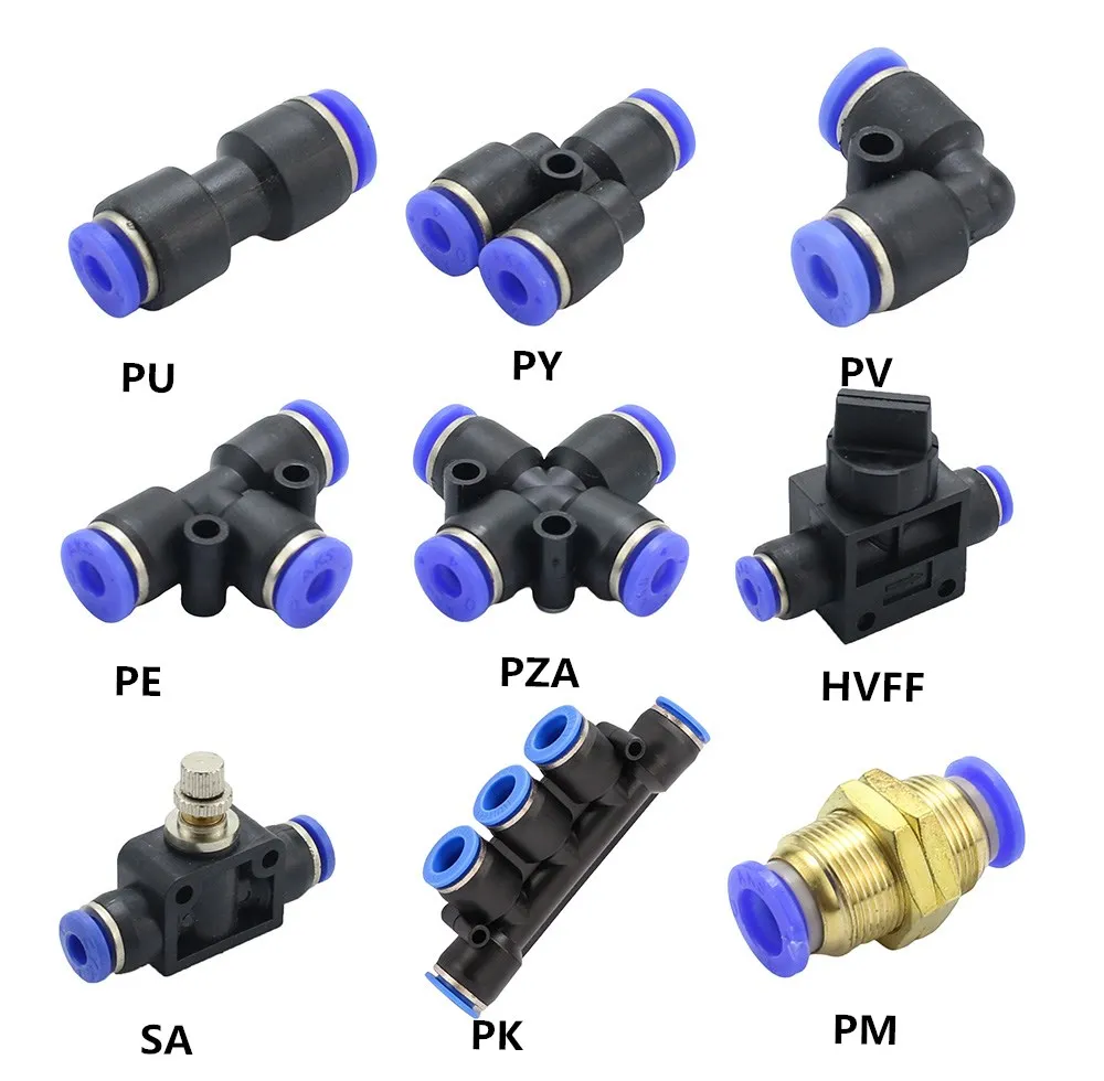 Details about   1Pcs Air Pneumatic 8mm to 4mm Y Shaped Push in Connectors Quick Fittings 
