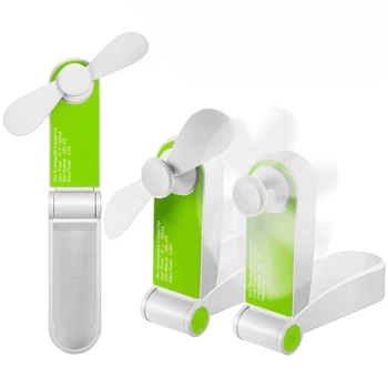 

3 Pack Portable Pocket Fans Foldable Mini Handheld Fan Personal Handy Summer Pocket Fan USB Rechargeable Desk Fan