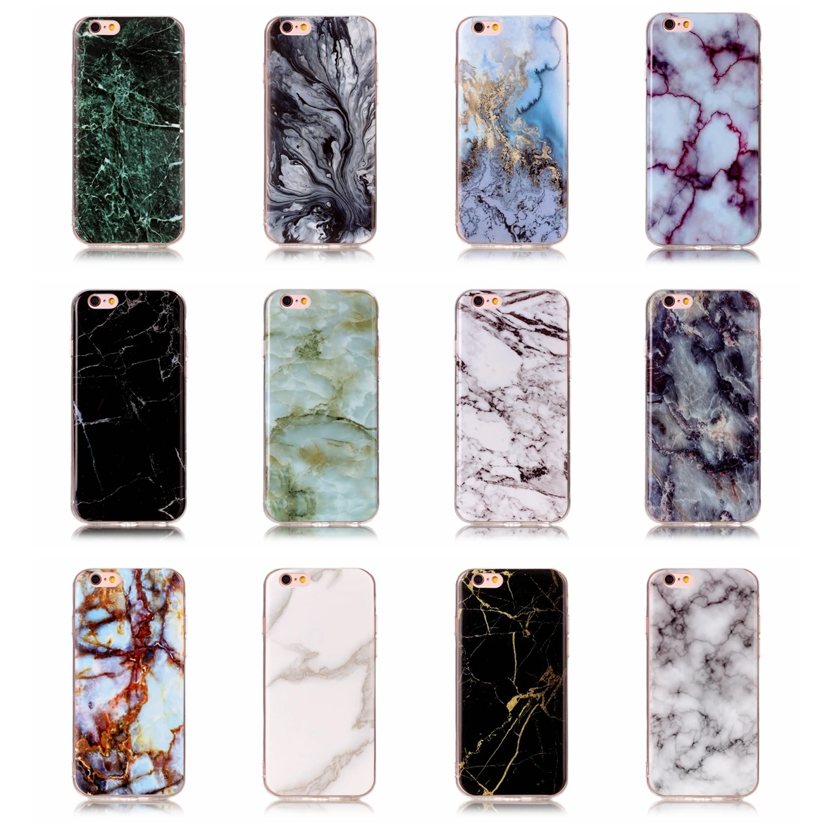 

Fashion Case For Apple iPhone 6 6S Mobile Phone Cover For iPhone6 Protective Phone Shells For iPhone6s Marble Patterned Cases