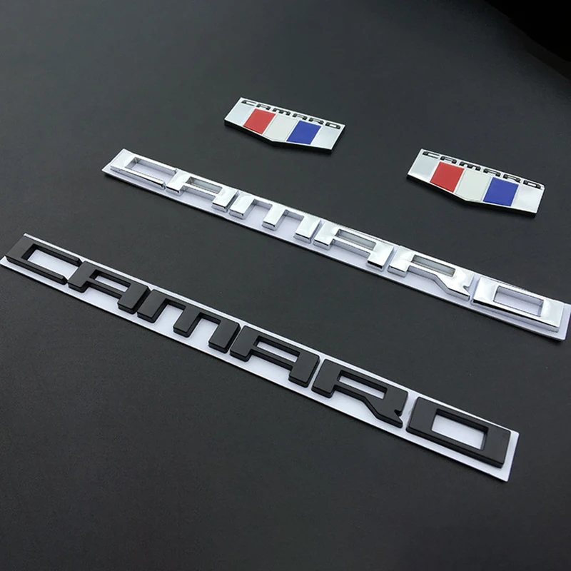 

3D Car Sticker Metal for CAMARO Logo Car Styling Emblem Tail Decal Auto Decoration for Chevrolet Camaro Trax Cruze Chevy V8 Aveo