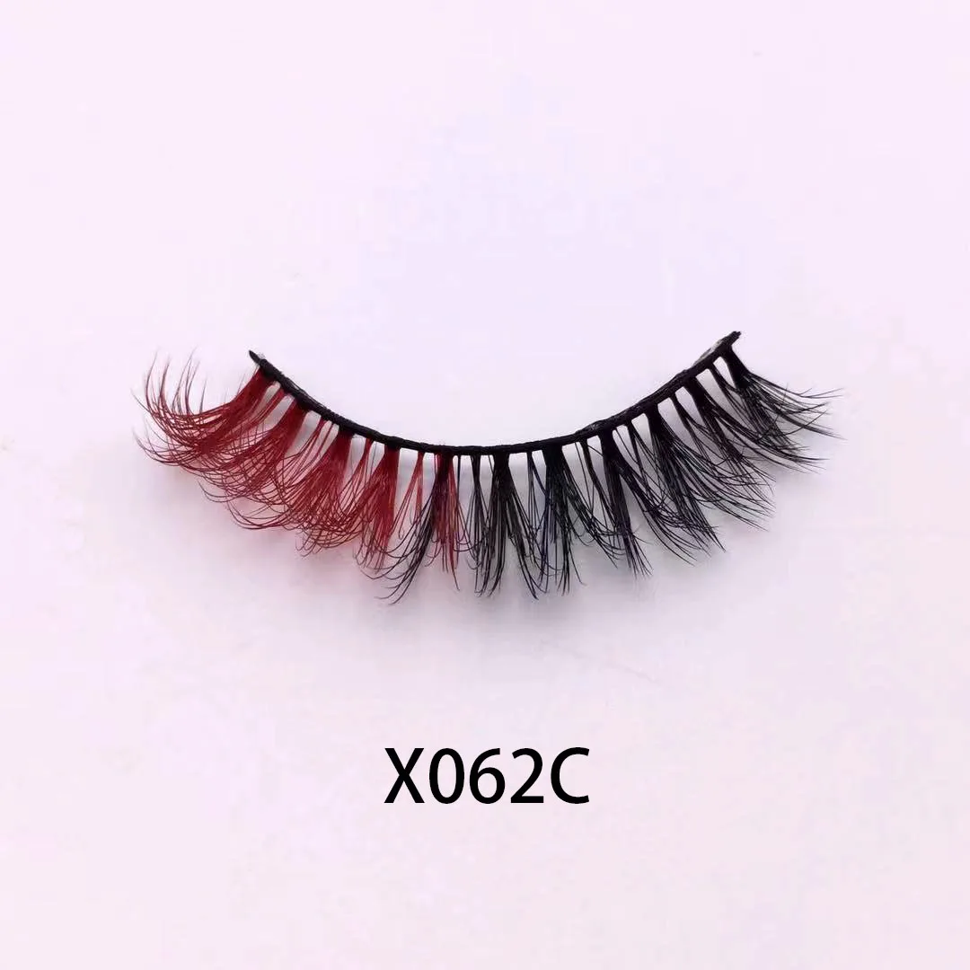 AMAOLASH 3d Color False Lashes Natural Long Colorful Eyelashes Dramatic Makeup Fake Lash Party Colored For Cosplay Halloween -Zentai shop online H64cf398822644a46b91d123efdd01e56W.jpg