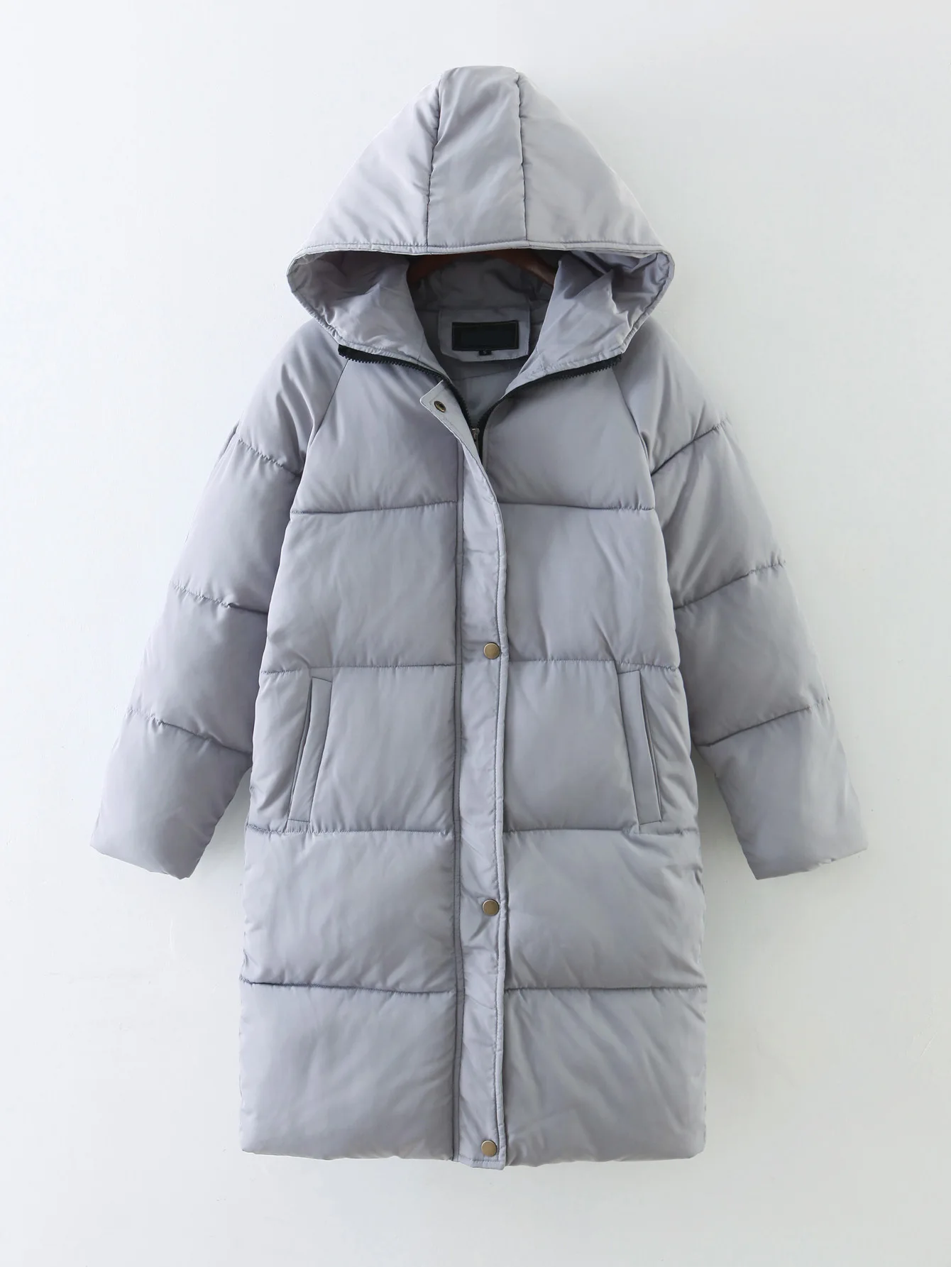 Новая зимняя куртка с капюшоном с подкладкой из хлеба, женские парки, Женская Корейская длинная куртка до колена, Женская куртка с хлопковой подкладкой