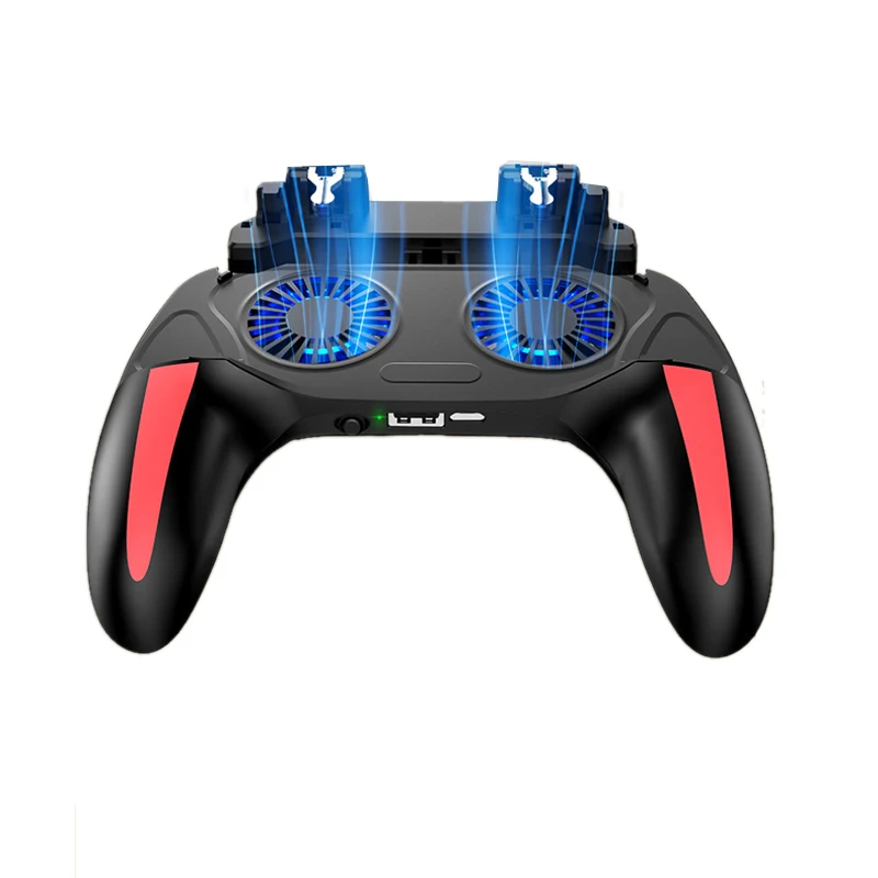 H10 All in One Mobile Game Controller Fire Key Button PUBG Mobile Game Eat Chicken Artifacts Game Handle Fan Cool Down Gamepad