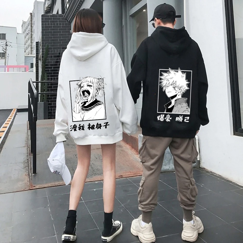 Harajuku My Hero Academia Himiko Toga Hoodies Couple Wear Japanese Anime Boku No Hero Academia Printed Men S Hoodie Streetwear Hoodies Sweatshirts Aliexpress