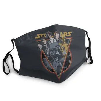 

Retro Star Wars Non-Disposable Mouth Face Mask Printed Dustproof Mask Protection Mask Respirator Mouth Muffle