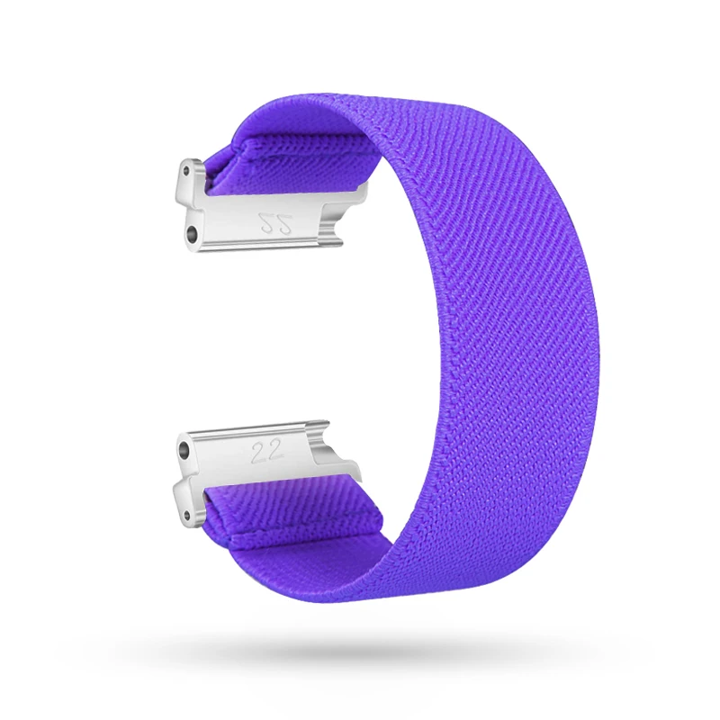 Новый эластичный ремешок петля для Fitbit Versa/Versa 2/Versa Lite нейлоновый часов мужчин и