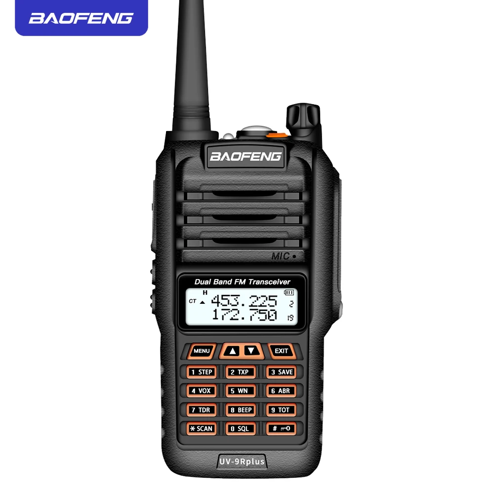 

UV9r upgrade Baofeng UV9R Plus Waterproof Anti Dust Walkie Talkie IP67 8W Two Way Radio 5km Range 2800mAh battery UV9R Plus