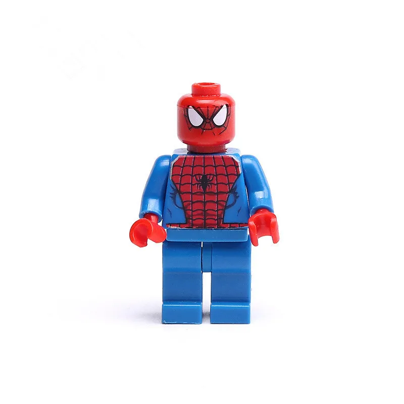 Супер Герои фигурки мини строительные блоки игрушка ABS Марвел Росомаха Халк человек паук Тор Капитан Америка модель игрушки